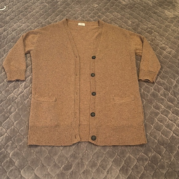NWOT - Wallace cashmere, Lambs wool cardigan. Size Medium. - Picture 3 of 14